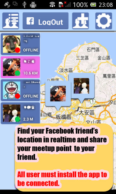 Facebook friend mapper apk download
